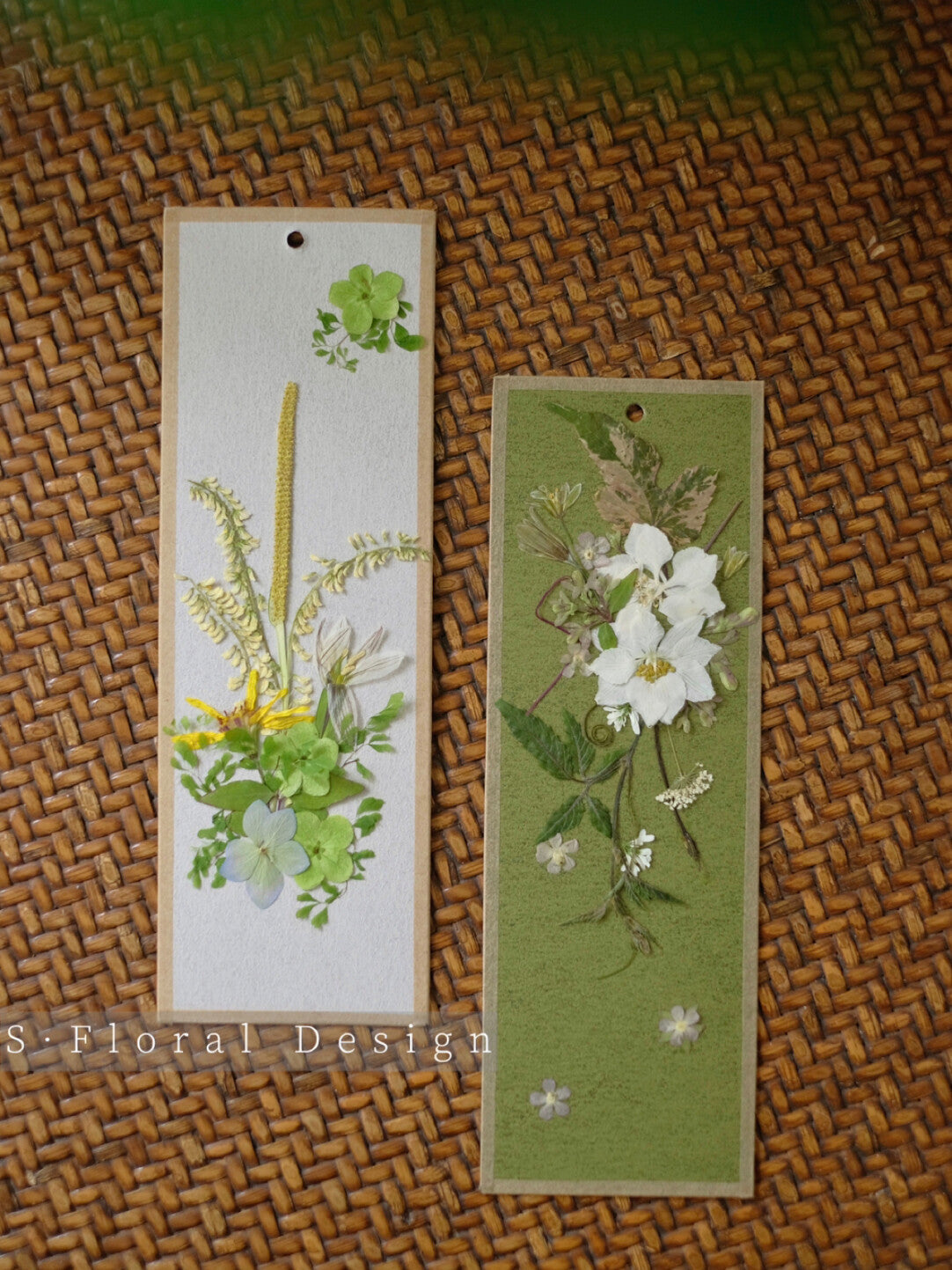 Original Handmade Vintage Pressed Flower Bookmark Gift - My Store