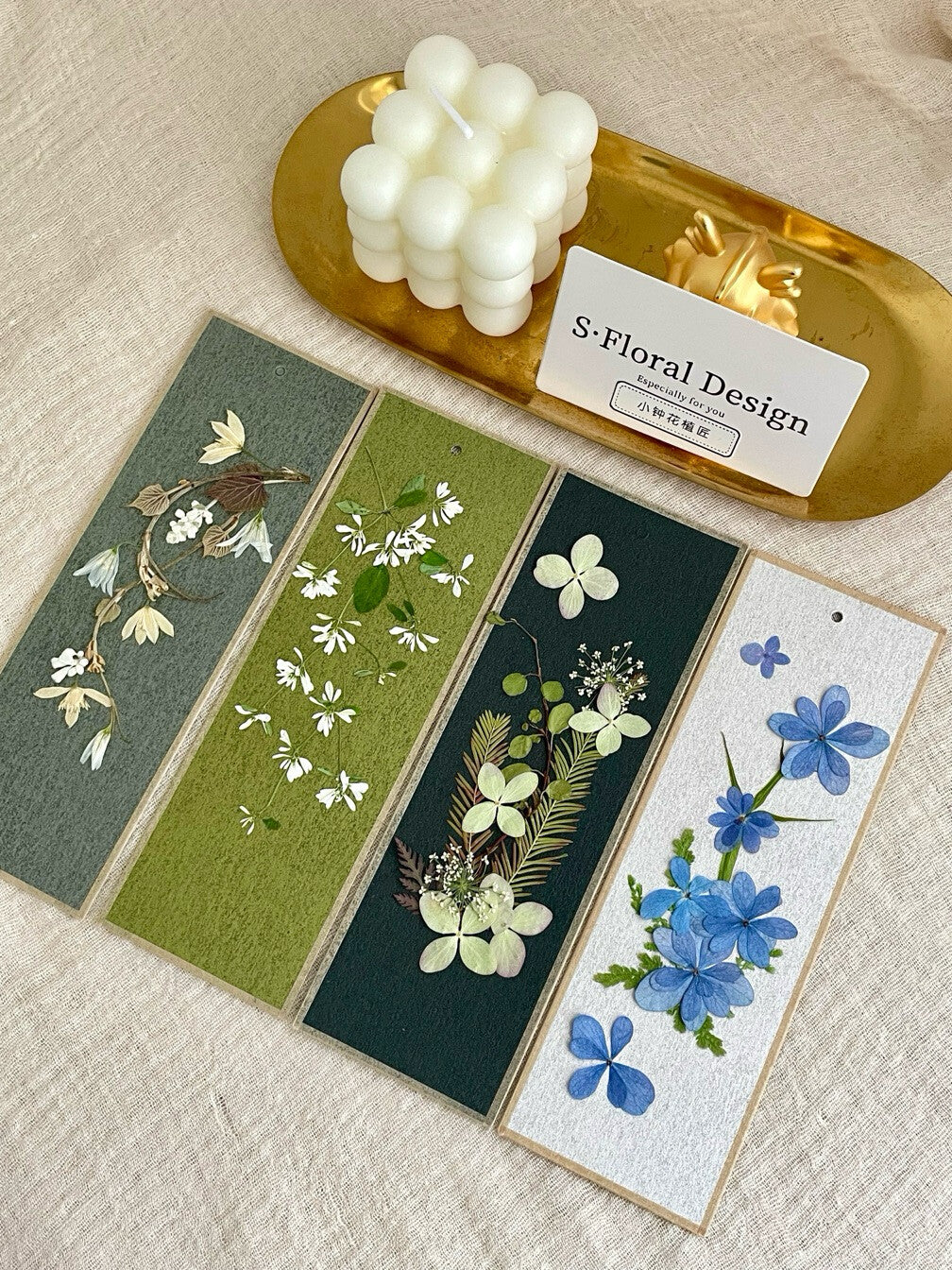 Original Handmade Vintage Pressed Flower Bookmark Gift - My Store