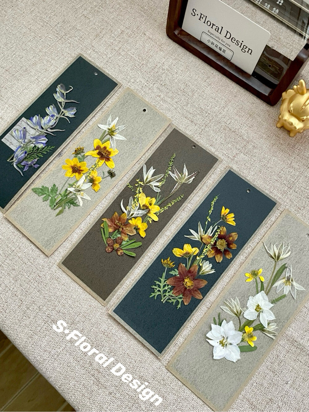 Original Handmade Vintage Pressed Flower Bookmark Gift - My Store