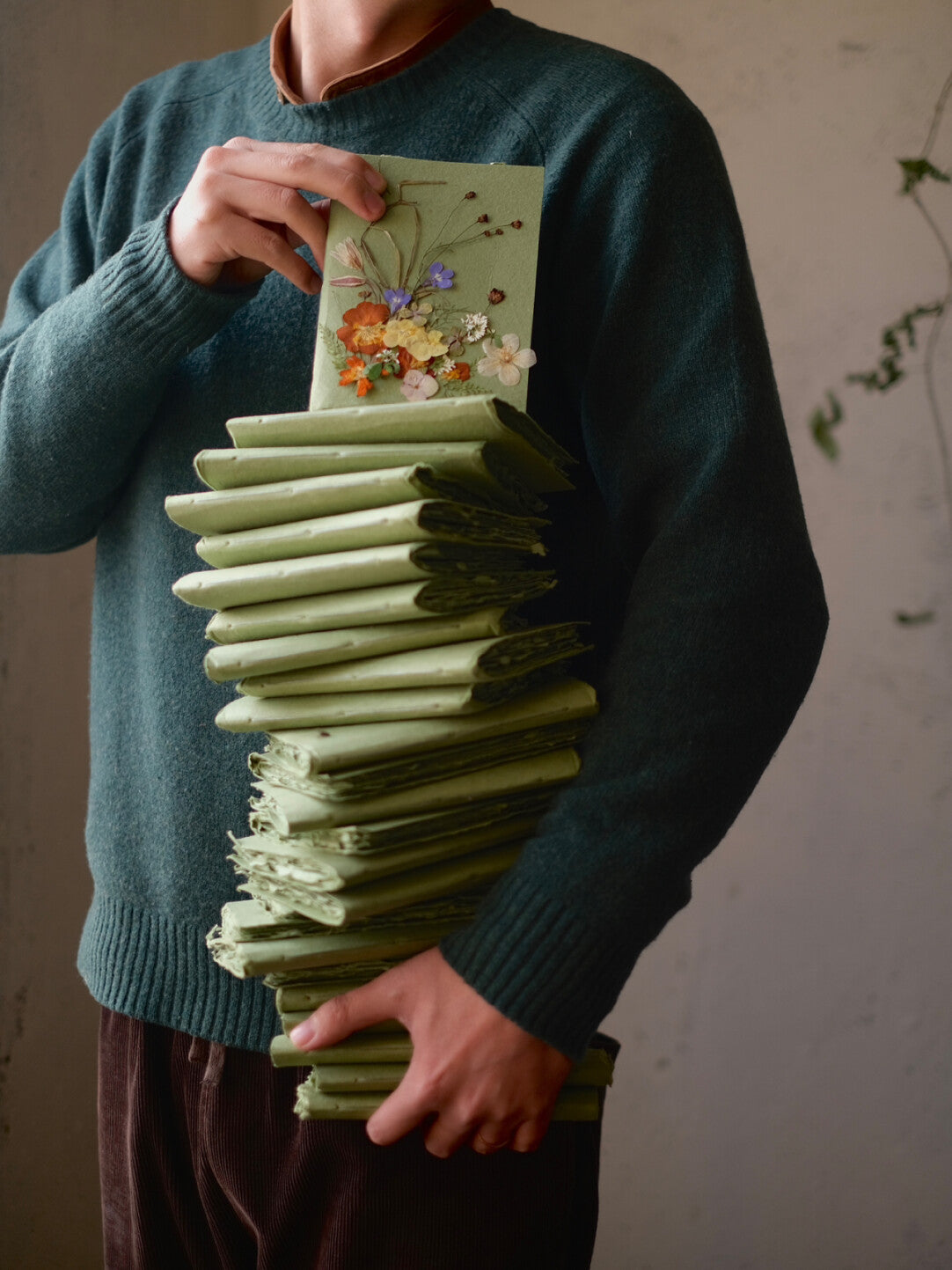 Handmade Original Pressed Flower Planner – Custom DIY Botanical Journal - My Store