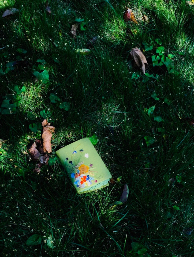 Handmade Original Pressed Flower Planner – Custom DIY Botanical Journal - My Store